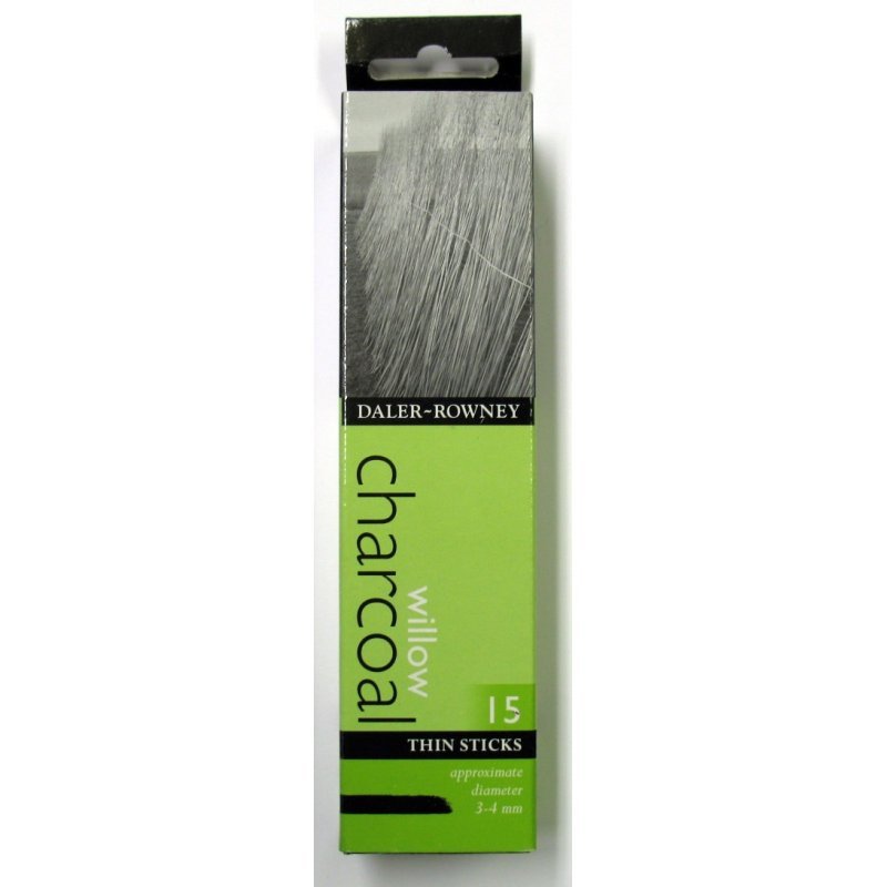 DALER & ROWNEY WILLOW CHARCOAL STICK SET OF 15 (808010015)