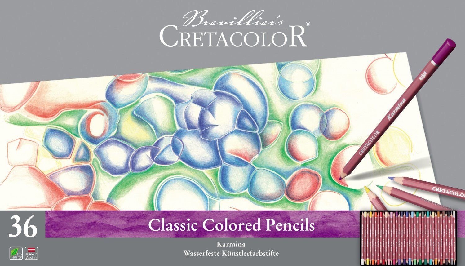 CRETACOLOR KARMINA COLOUR PENCIL SET OF 36 (270 36)