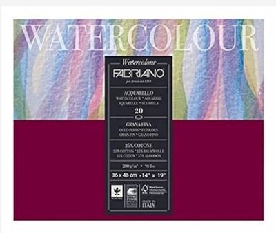 FABRIANO WC STUDIO 200 GSM 36" X 48" CM, 20 SHEET CP (72613648)