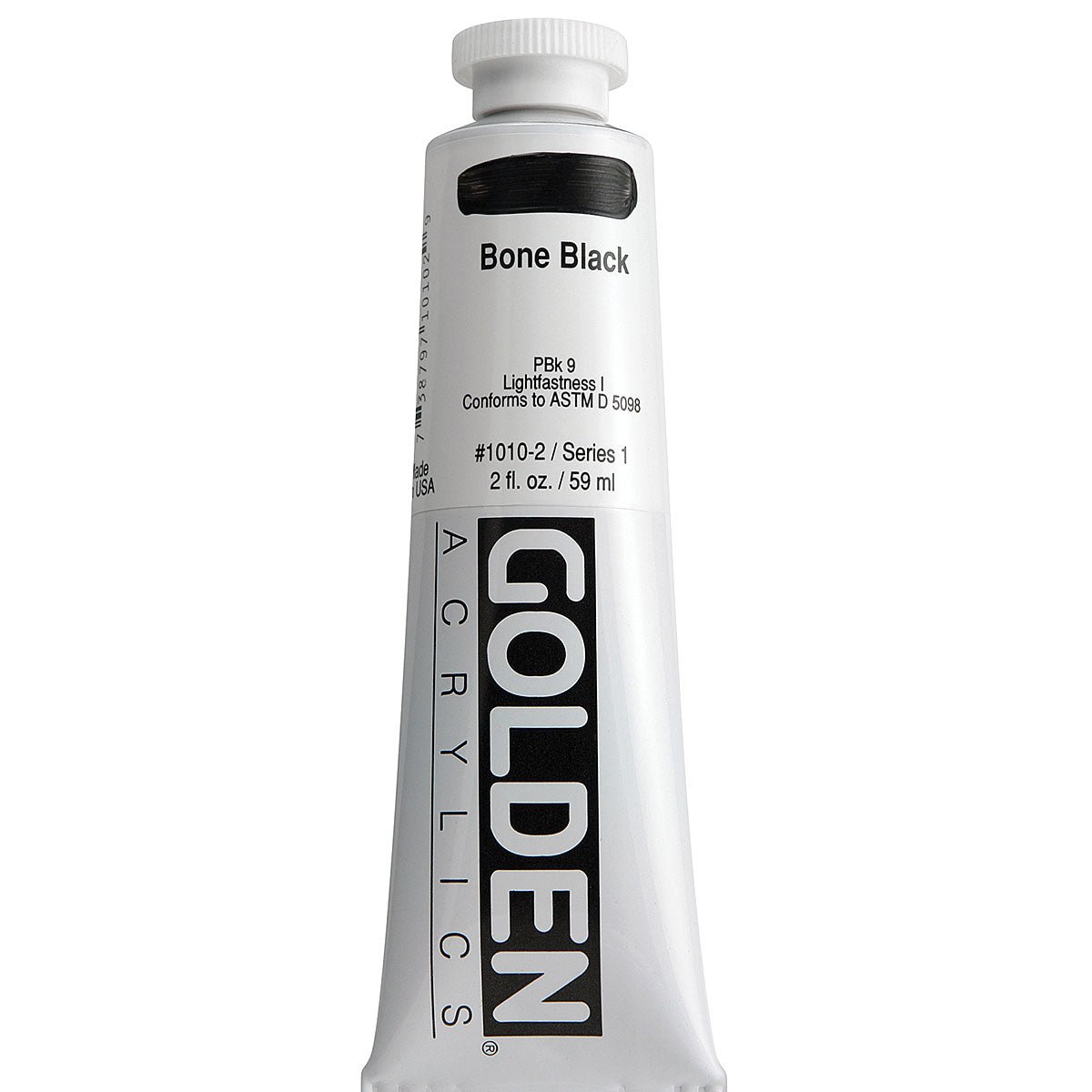 GOLDEN HEAVY BODY ACRYLIC 59 ML SR 1 BONE BLACK 1010-2