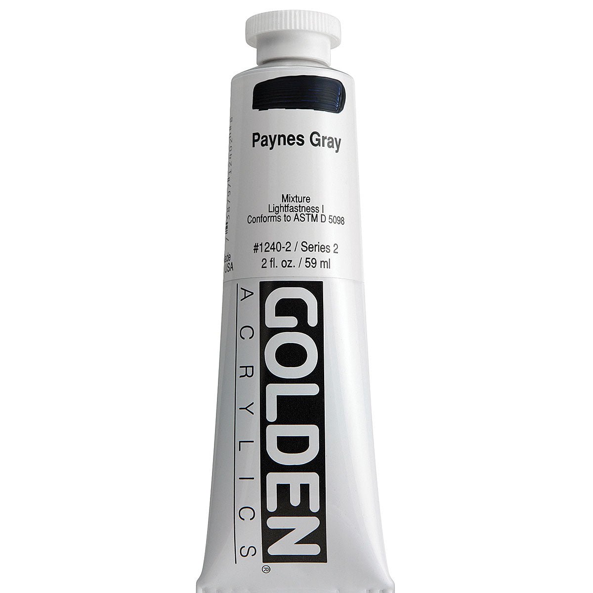GOLDEN HEAVY BODY ACRYLIC 59 ML SR 2 PAYNES GRAY 1240-2