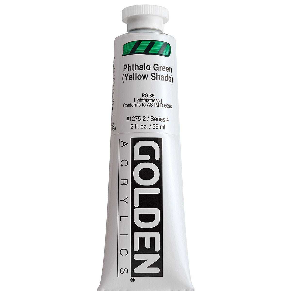 GOLDEN HEAVY BODY ACRYLIC 59 ML SR 4 PHTHALO GREEN YS 1275-2