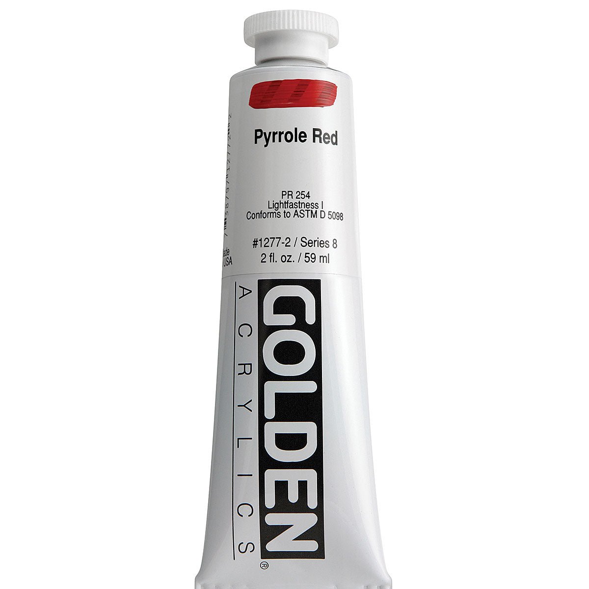 GOLDEN HEAVY BODY ACRYLIC 59 ML SR 8 PYRROLE RED 1277-2