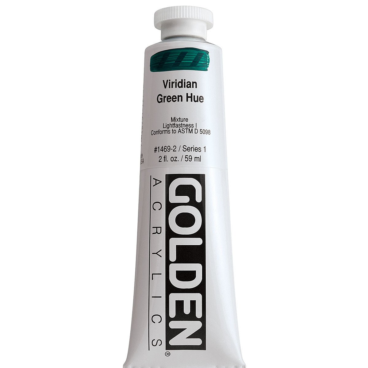 GOLDEN HEAVY BODY ACRYLIC 59 ML SR 1 VIRIDIAN GREEN HUE 1469-2