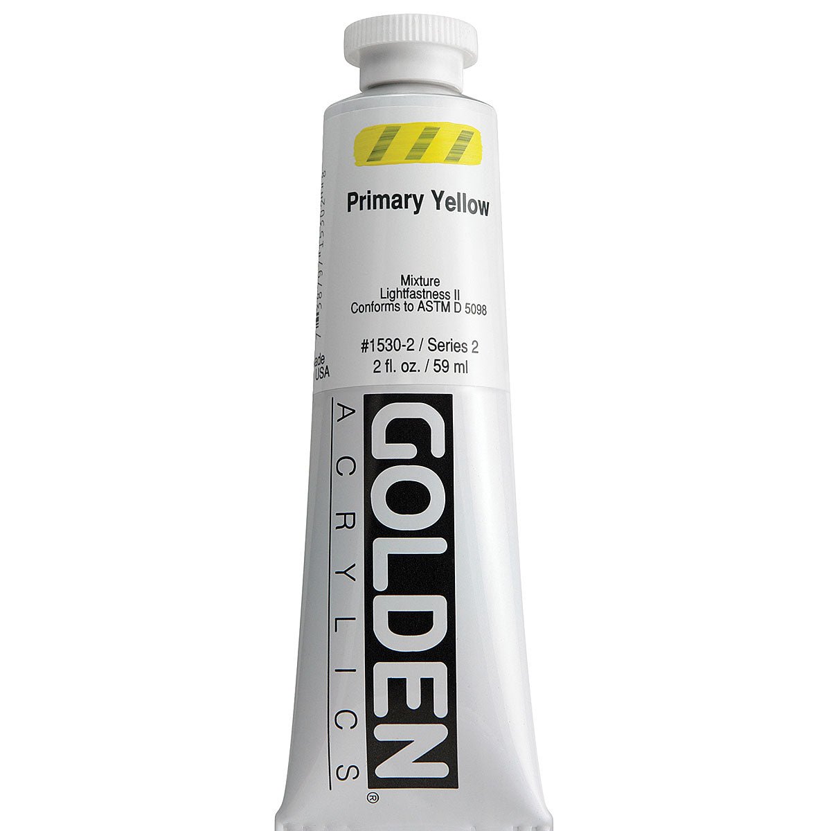 GOLDEN HEAVY BODY ACRYLIC 59 ML SR 2 PRIMARY YELLOW 1530-2