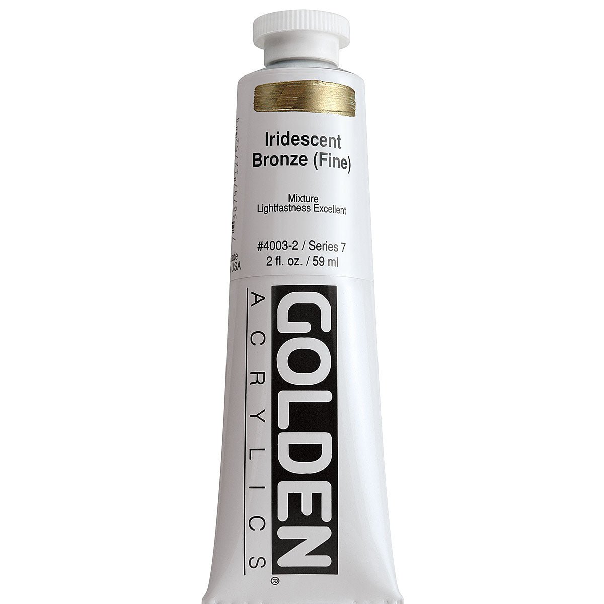 GOLDEN HEAVY BODY ACRYLIC 59 ML SR 7 IRIDESCENT BRONZE FINE 4003-2