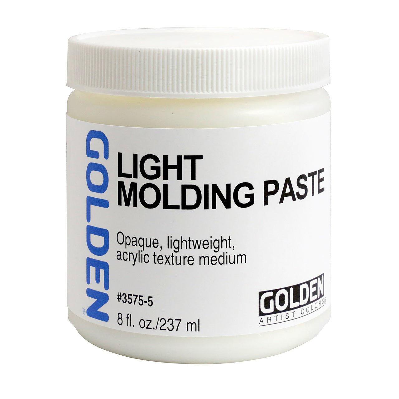 GOLDEN ACRYLIC MEDIUM LIGHT MOLDING PASTE 236 ML 0003575-5