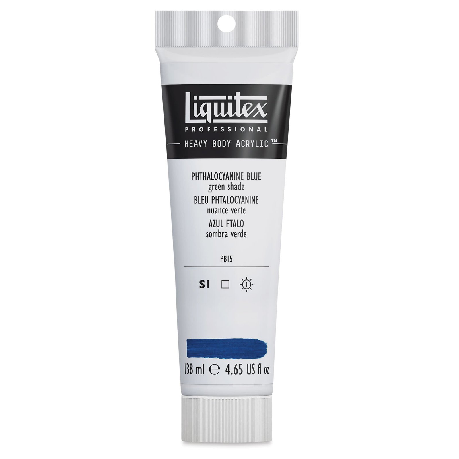 LIQUITEX PROFESSIONAL HEAVY BODY ACRYLIC 138 ML PHTHALOCYANINE BLUE GS S1A