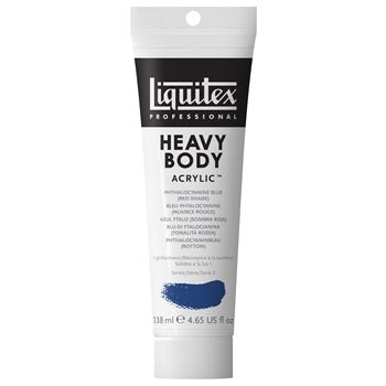 LIQUITEX PROFESSIONAL HEAVY BODY ACRYLIC 138 ML PHTHALOCYANINE BLUE RS S2