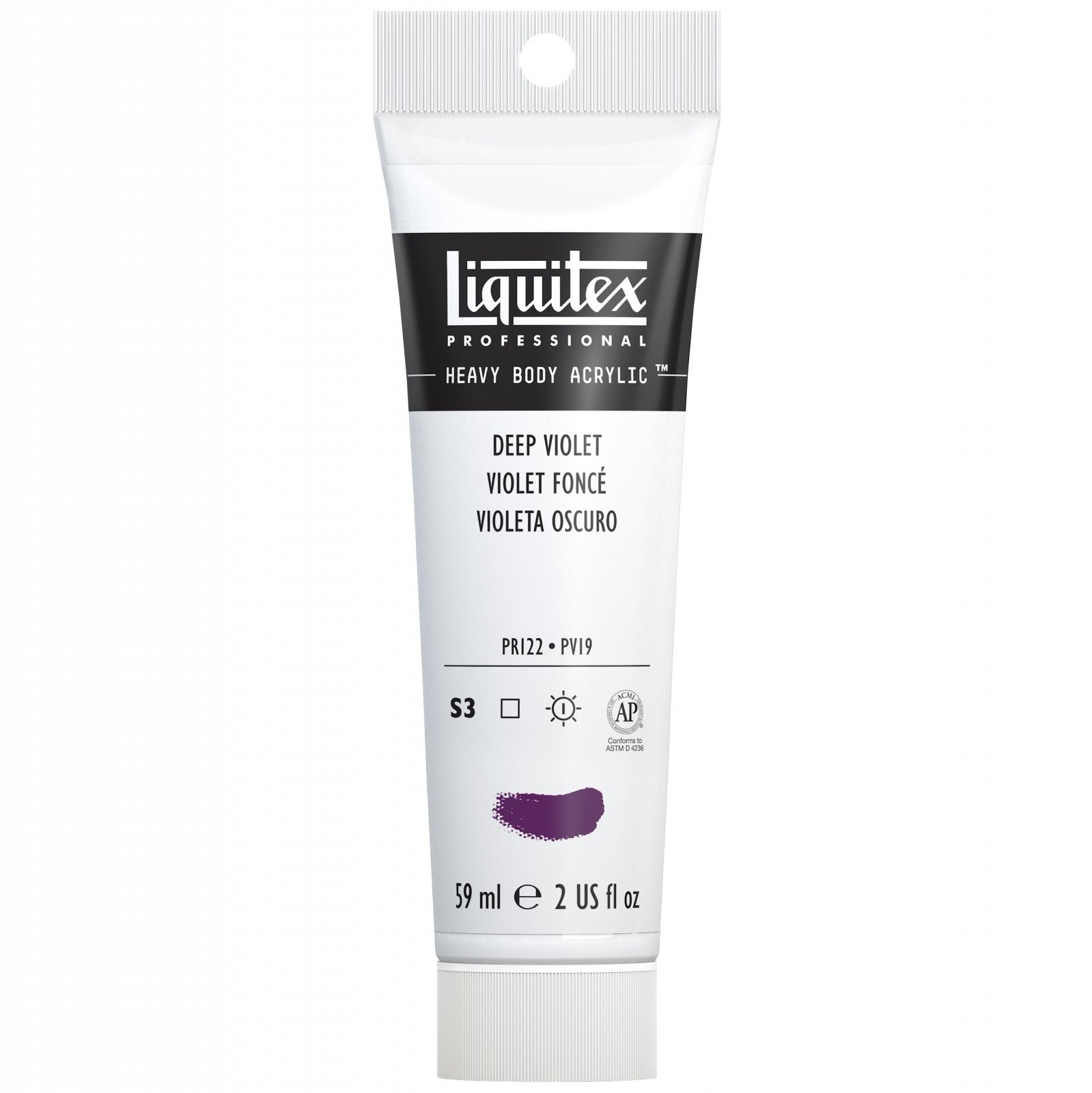 LIQUITEX PROFESSIONAL HEAVY BODY ACRYLIC 59 ML DEEP VIOLET S3