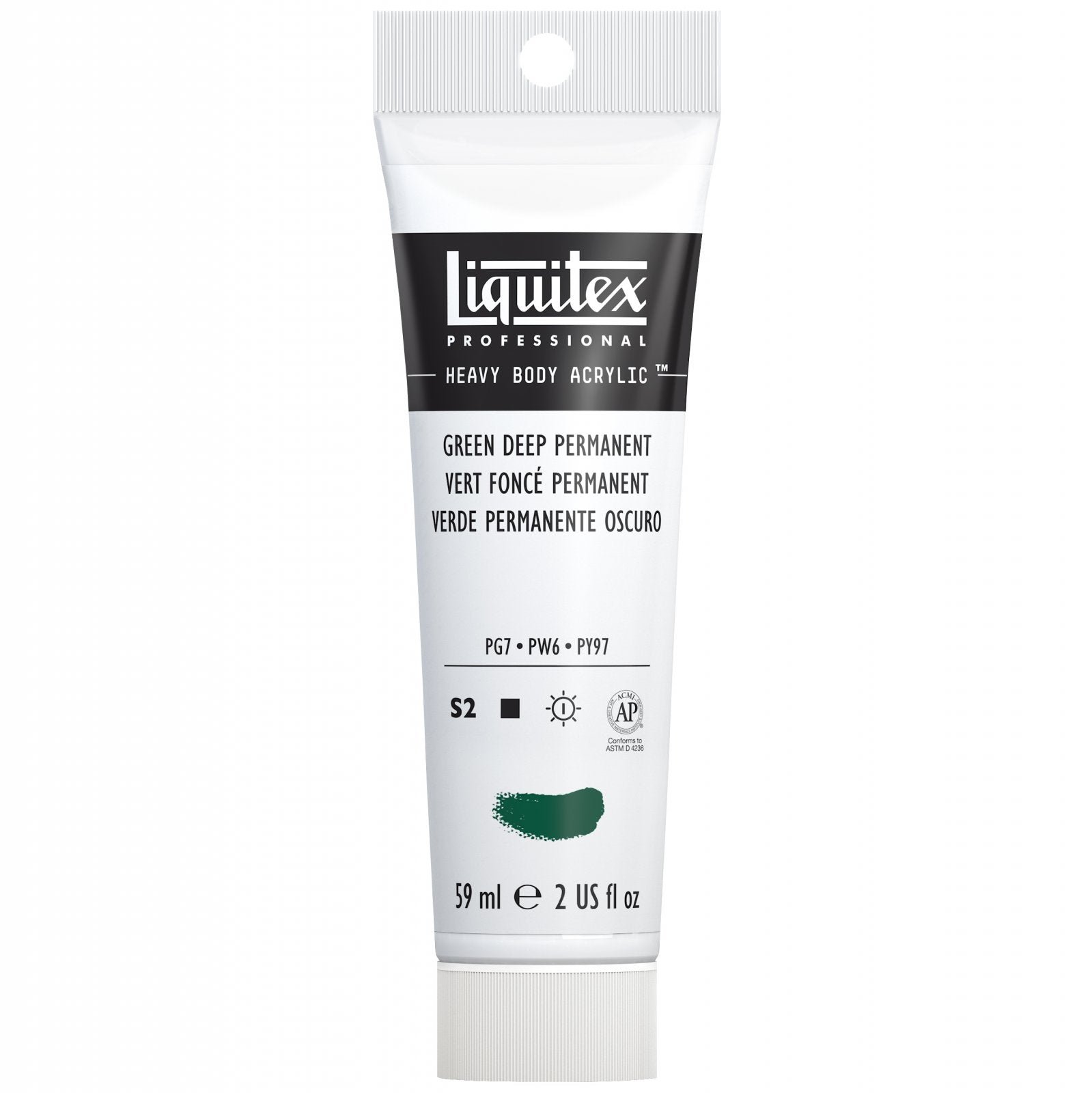 LIQUITEX PROFESSIONAL HEAVY BODY ACRYLIC 59 ML GREEN DEEP PERMANENT S2