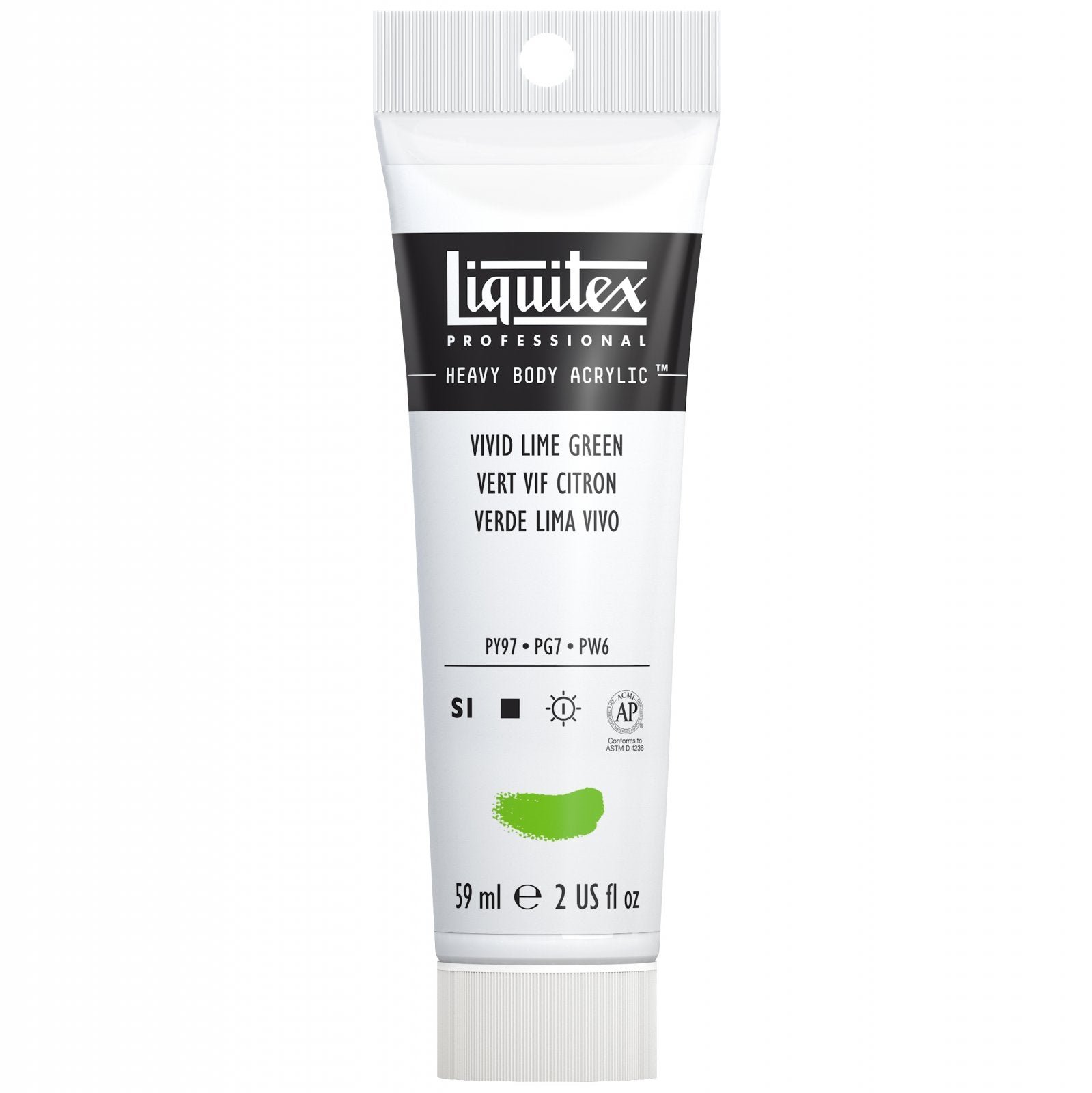 LIQUITEX PROFESSIONAL HEAVY BODY ACRYLIC 59 ML VIVID LIME GREEN S1A