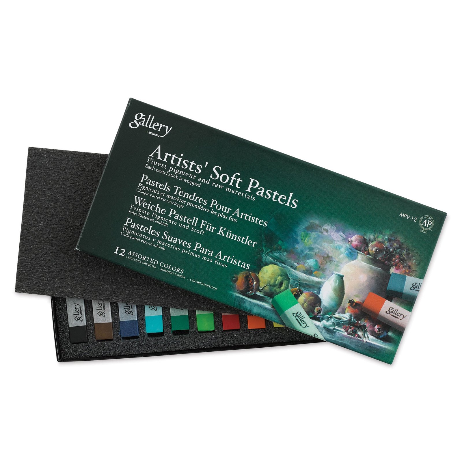 MUNGYO GALLERY ARTIST SOFT PASTEL SET OF 12 (MPV-12)