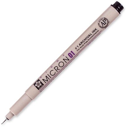 SAKURA PIGMA MICRON PEN BLACK 0.1