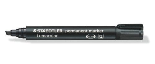 STAEDTLER PERMANENT MARKER CHISEL TIP BLACK (350-9)