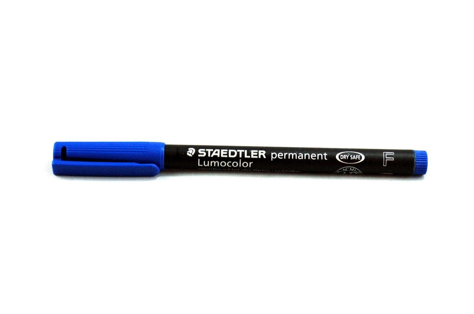 STAEDTLER LUMOCOLOR FINE PERMANENT BLUE (318-3)