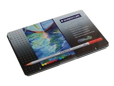 STAEDTLER KARAT AQUARELL PENCILS METAL BOX Set of 12 (125 M12)