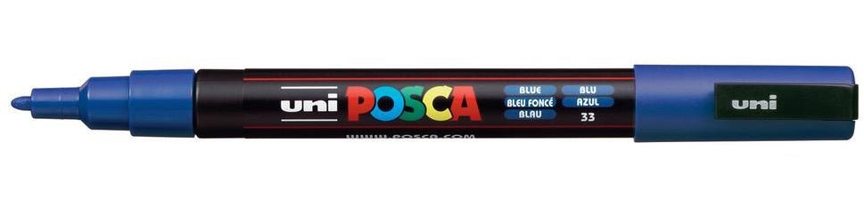 UNIPOSCA FINE LINE PC-3M BLUE