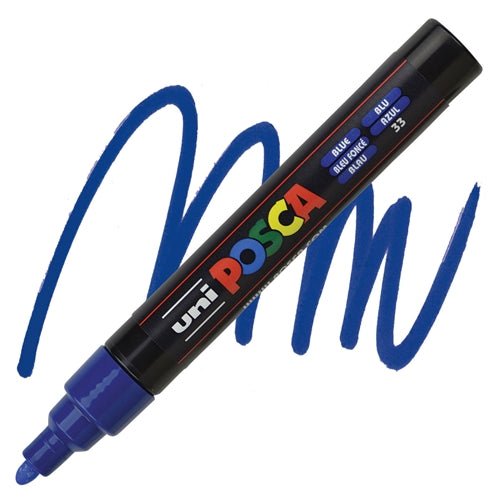UNIPOSCA MEDIUM LINE PC-5M BLUE