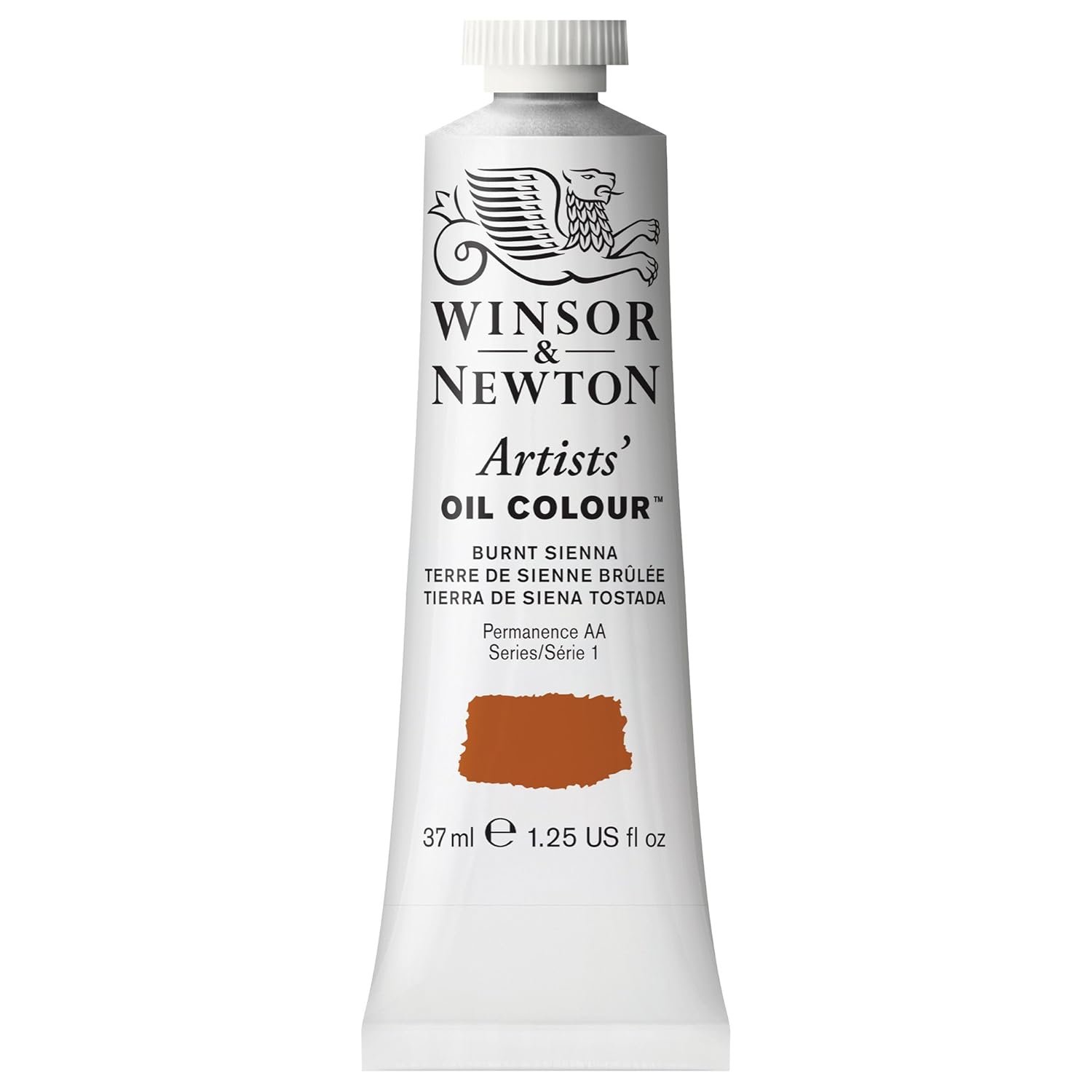 WINSOR & NEWTON ARTIST OIL COLOUR 37 ML BURNT SIENNA S1 (074)