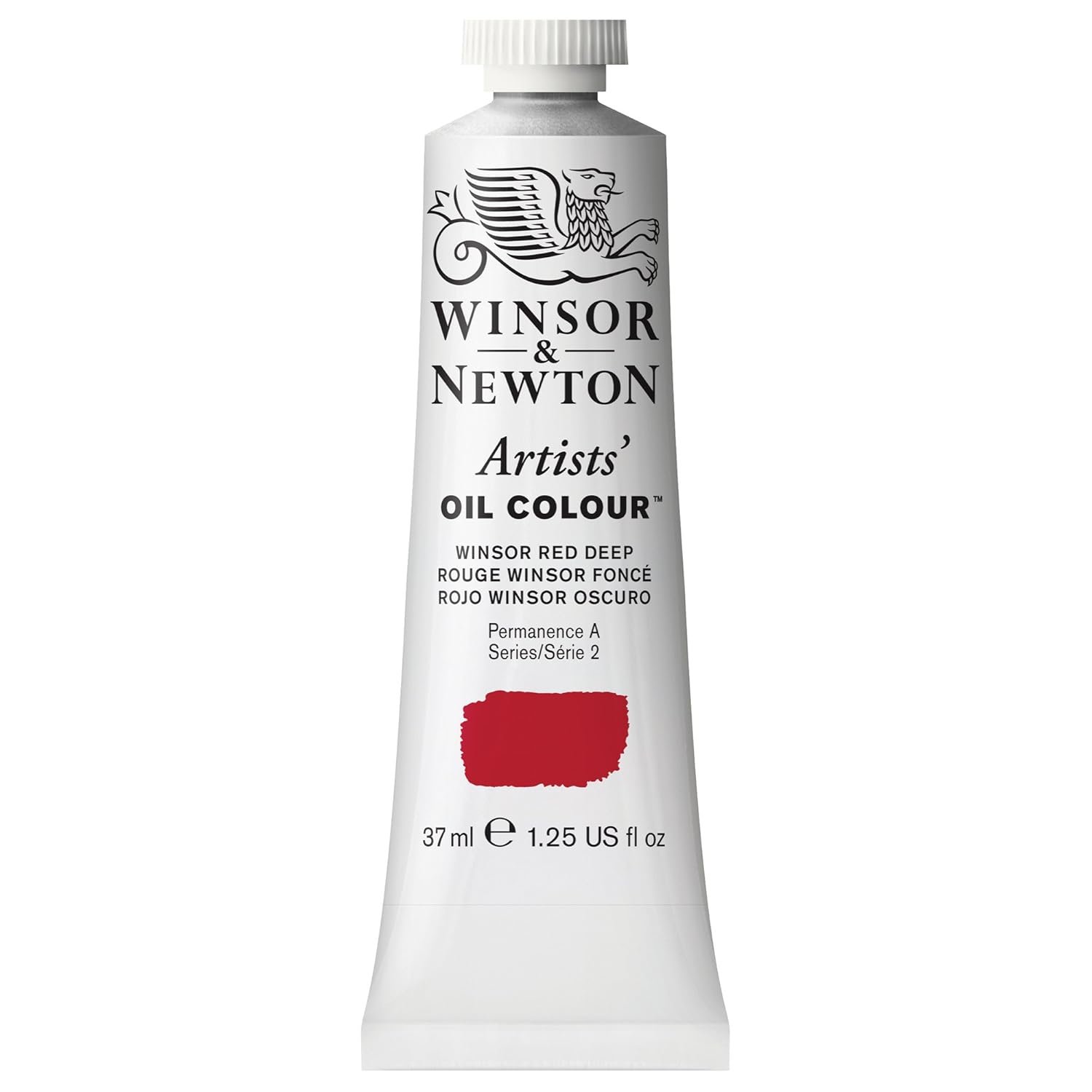 WINSOR & NEWTON ARTIST OIL COLOUR 37 ML WINSOR RED DEEP S2 (725)