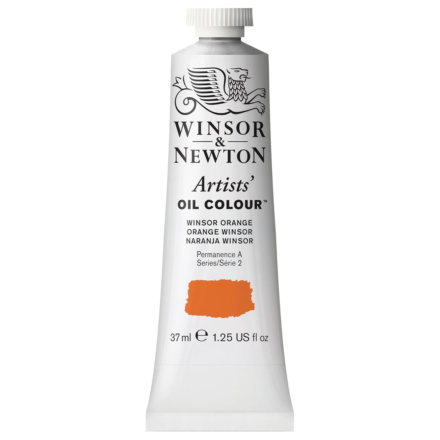 WINSOR & NEWTON ARTIST OIL COLOUR 37 ML WINSOR ORANGE S2 (724)