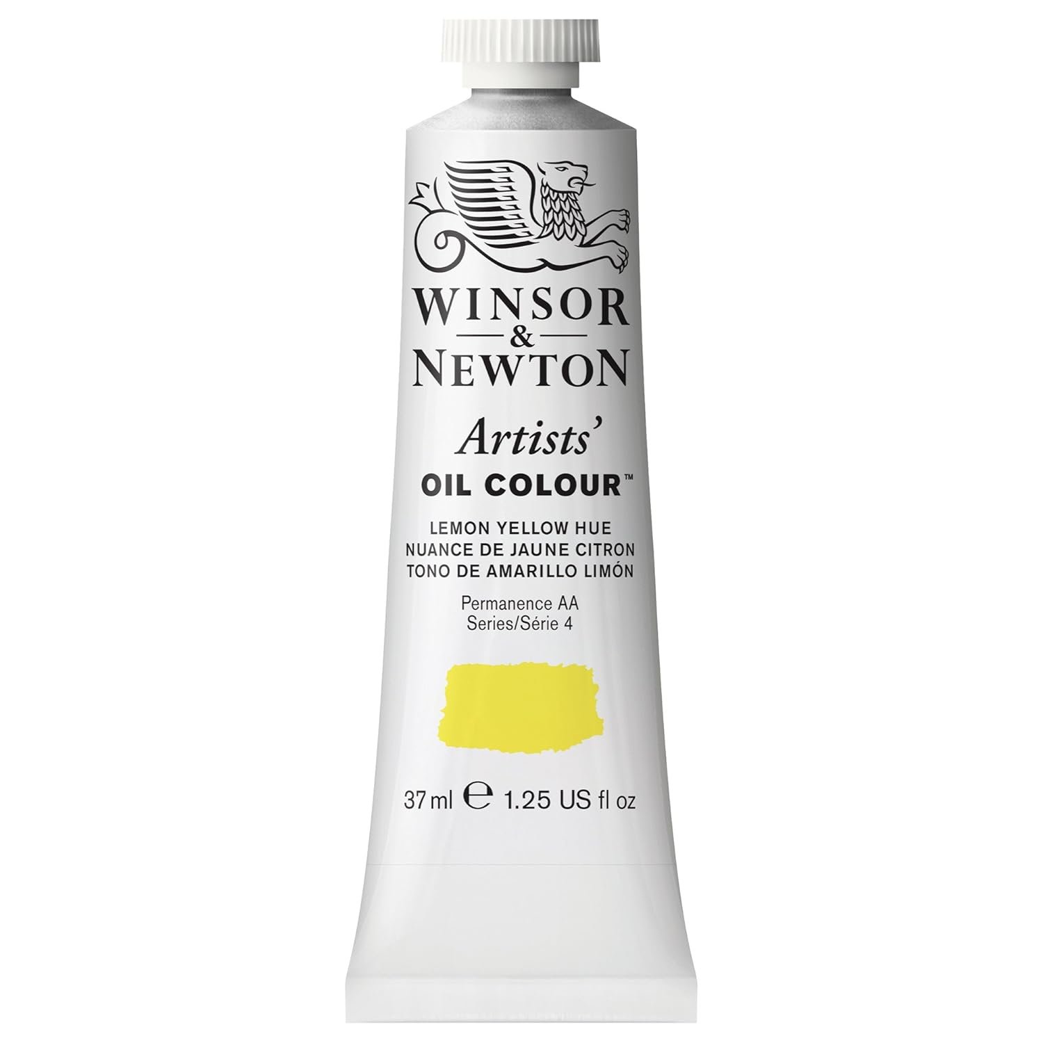 WINSOR & NEWTON ARTIST OIL COLOUR 37 ML LEMON YELLOW HUE S4 (347)