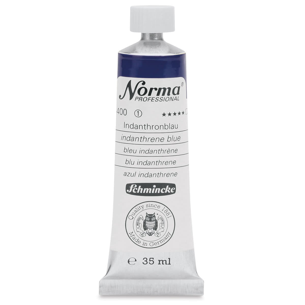 SCHMINCKE NORMA PROFESSIONAL OIL COLOUR 35 ML SR 1 INDANTHRENE BLUE (400)