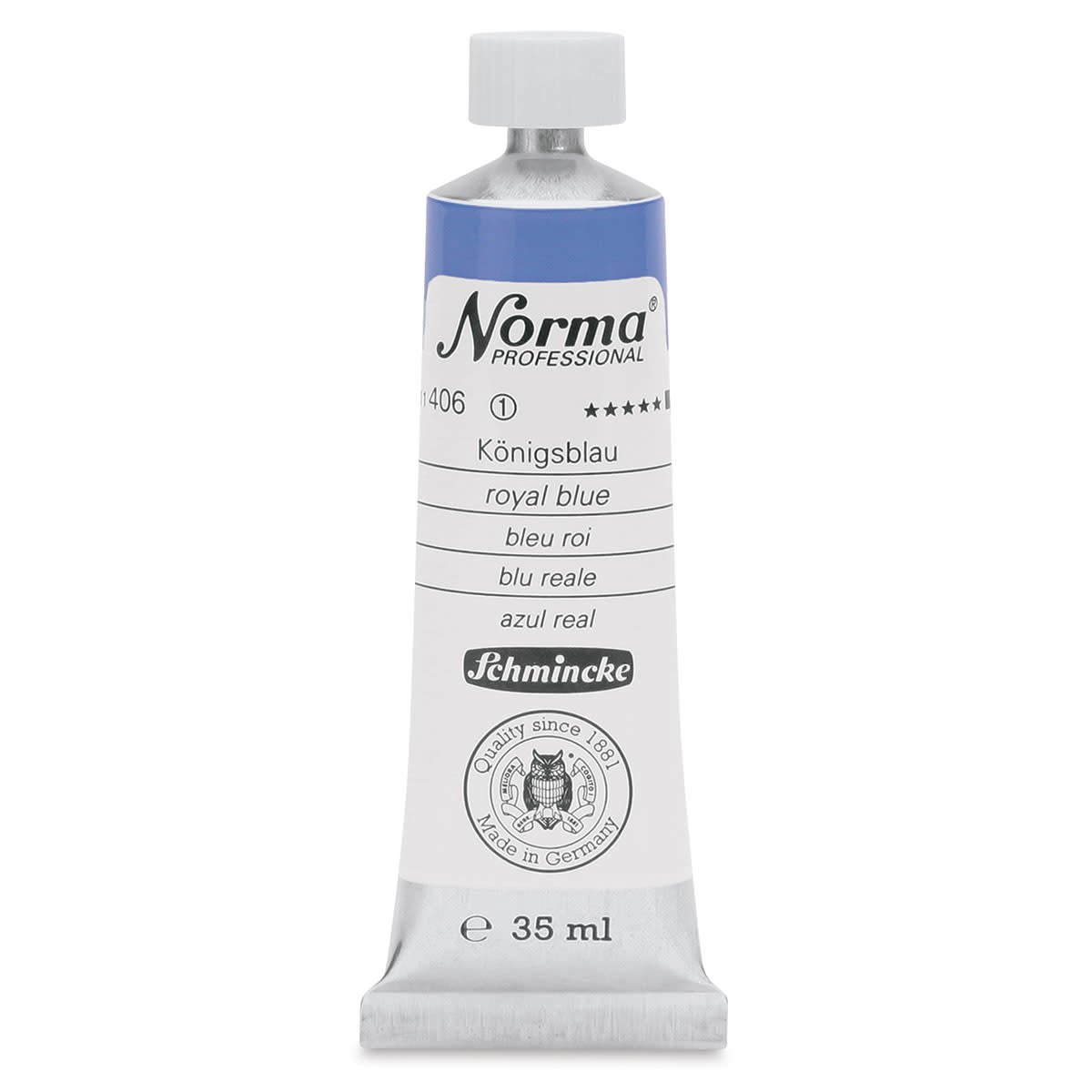 SCHMINCKE NORMA PROFESSIONAL OIL COLOUR 35 ML SR 1 ROYAL BLUE (406)