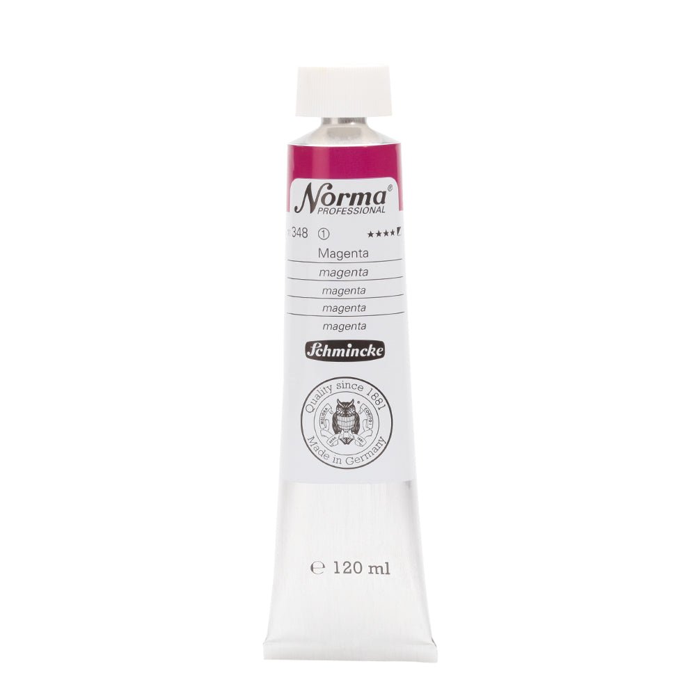 SCHMINCKE NORMA PROFESSIONAL OIL COLOUR 120 ML SR 1 MAGENTA (348)