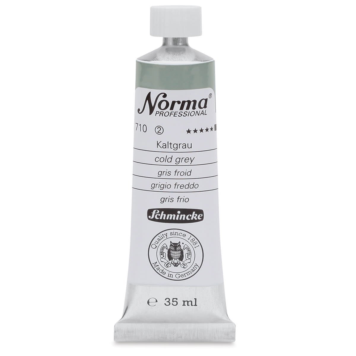 SCHMINCKE NORMA PROFESSIONAL OIL COLOUR 35 ML SR 2 COLD GREY (710)