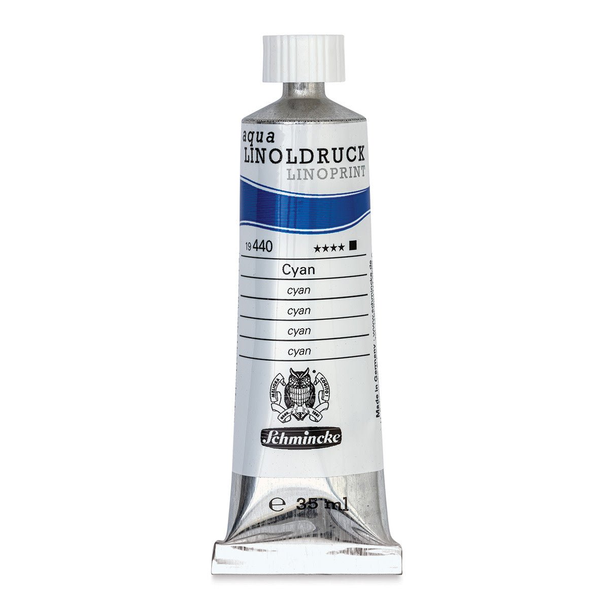 SCHMINCKE AQUA LINOP 35 ML CYAN  (19440009)