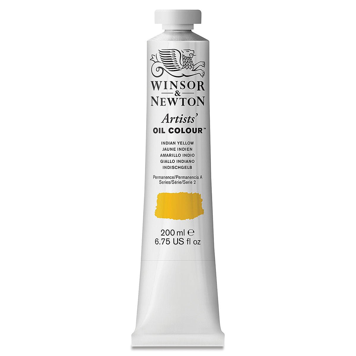 WINSOR & NEWTON ARTIST OIL COLOUR 200 ML SR 2 INDIAN YELLO (319)