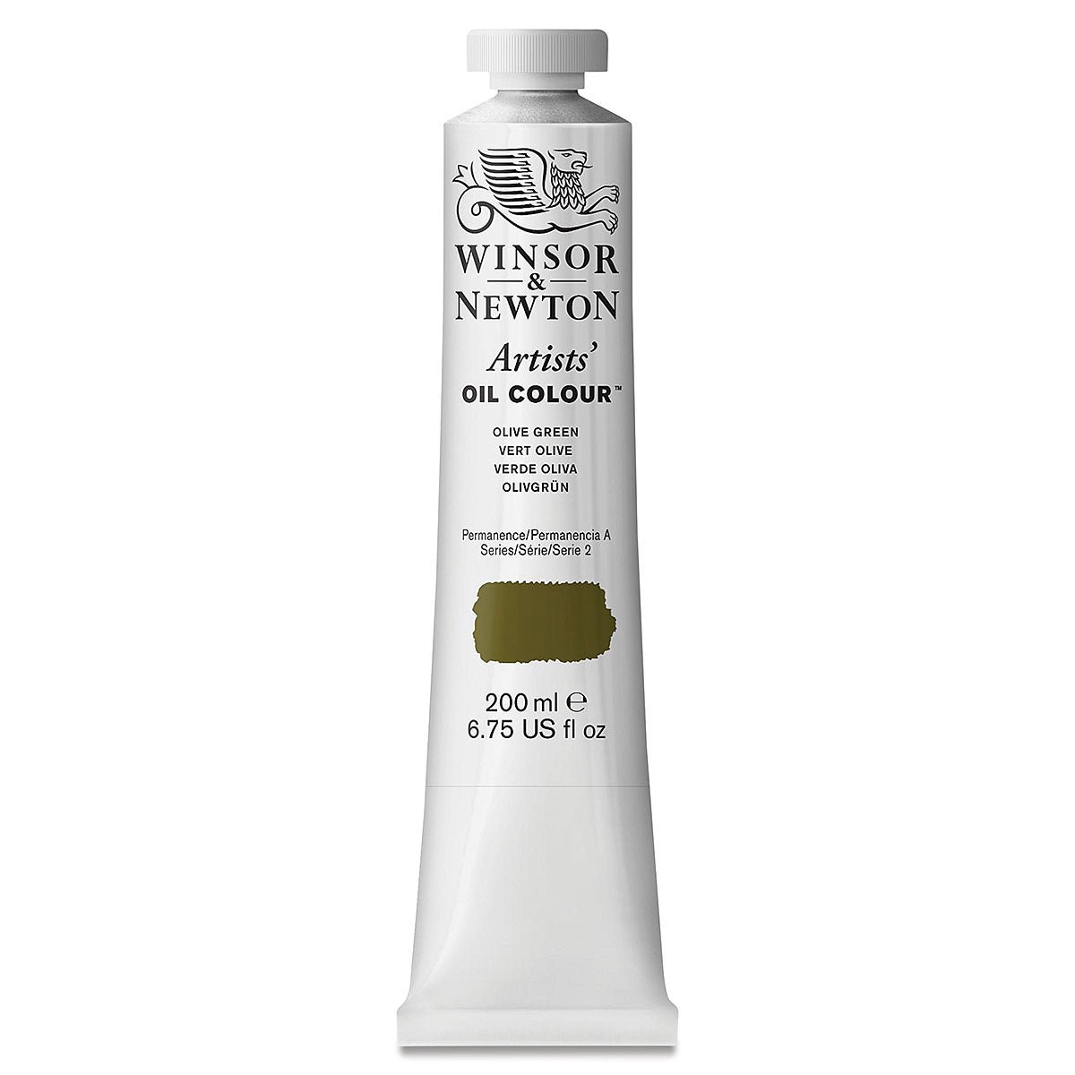 WINSOR & NEWTON ARTIST OIL COLOUR 200 ML SR 2 OLIVE GREEN (447)