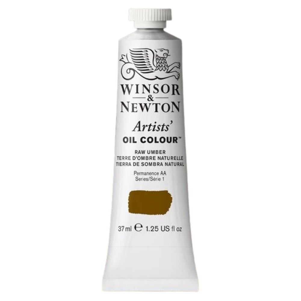 WINSOR & NEWTON ARTIST OIL COLOUR 37 ML RAW UMBER LIGHT S1 (557)