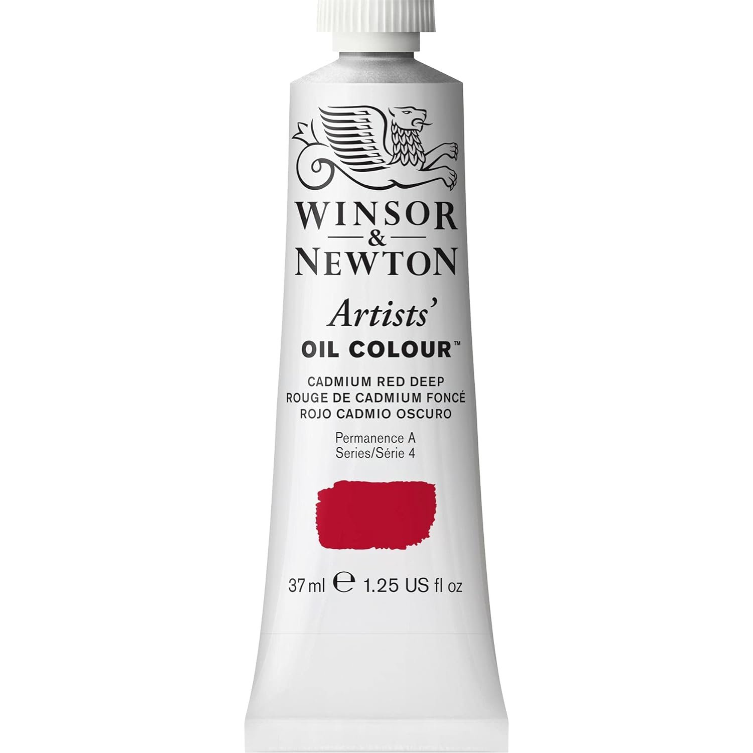 WINSOR & NEWTON ARTIST OIL COLOUR 37 ML CADMIUM RED DEEP S4 (097)