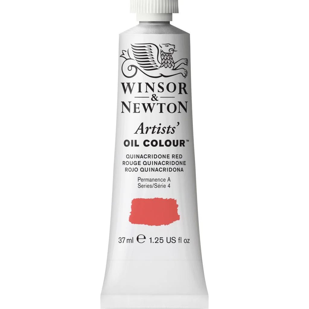 WINSOR & NEWTON ARTIST OIL COLOUR 37 ML QUINDCRIDONE RED S4 (548)