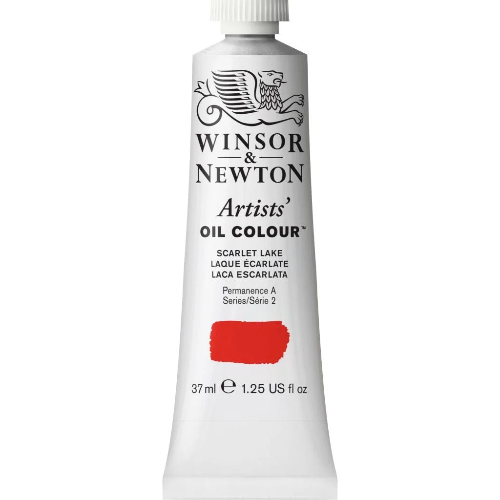 WINSOR & NEWTON ARTIST OIL COLOUR 37 ML SCARLET LAKE S2 (603)