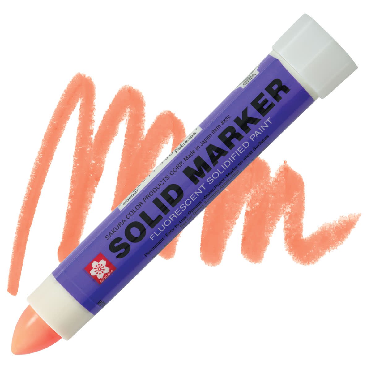 SAKURA SOLID MARKER FLURO ORANGE (XSC#305)