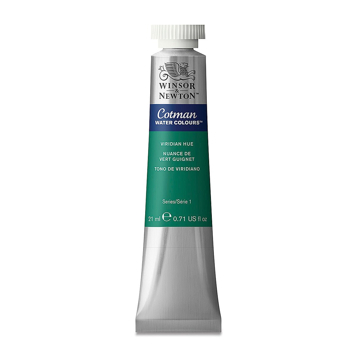 WINSOR & NEWTON COTMAN WATER COLOUR TUBE 21 ML SR  1 VIRIDIAN HUE (696)
