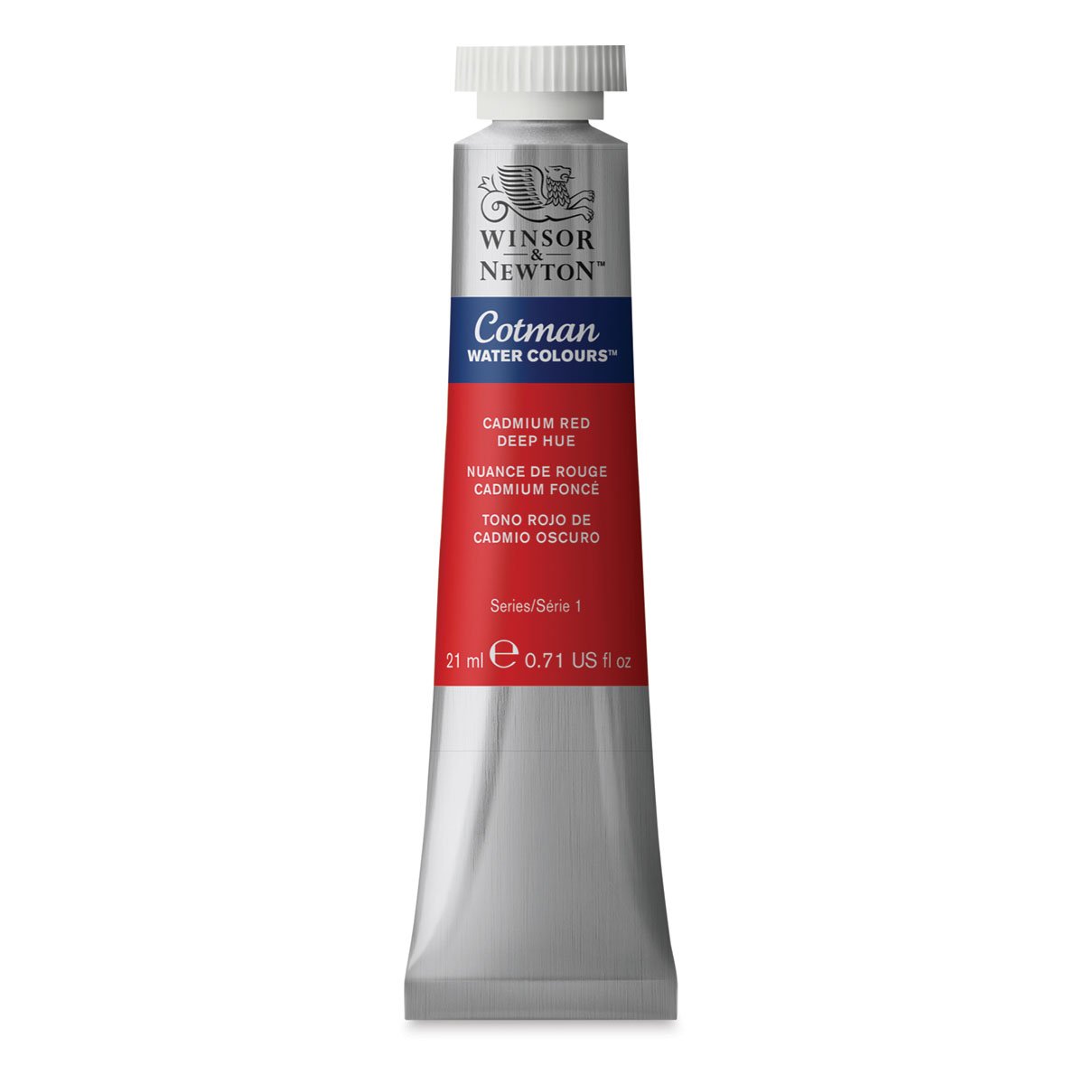 WINSOR & NEWTON COTMAN WATER COLOUR TUBE 21 ML SR  1 CAD RED DEEP HUE (098)
