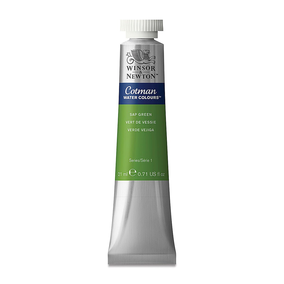 WINSOR & NEWTON COTMAN WATER COLOUR TUBE 21 ML SR  1 SAP GREEN (599)