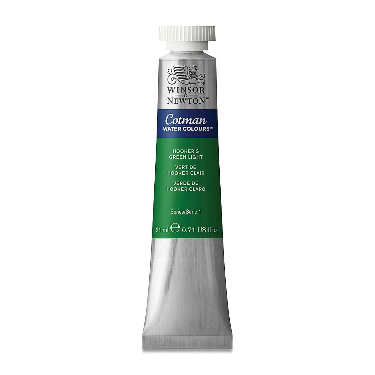 WINSOR & NEWTON COTMAN WATER COLOUR TUBE 21 ML SR  1 HOOKER GREEN LT (314)