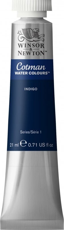 WINSOR & NEWTON COTMAN WATER COLOUR TUBE 21 ML SR  1 INDIGO (322)