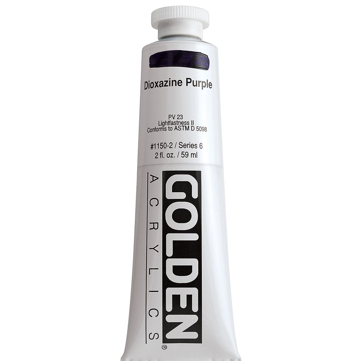 GOLDEN HEAVY BODY ACRYLIC 59 ML SR 6 DIOXAZINE PURPLE 1150-2