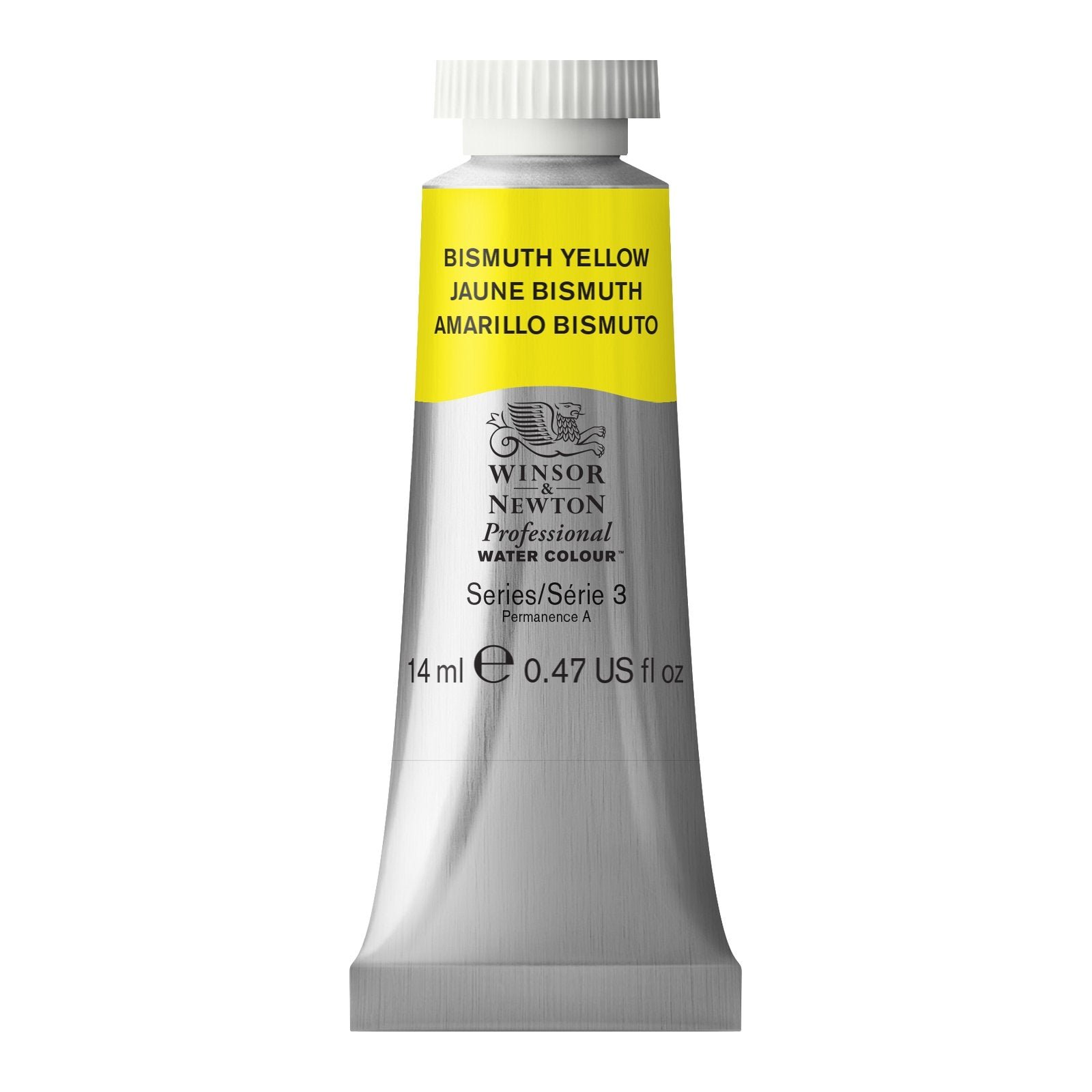 WINSOR & NEWTON PROFESSIONAL WATER COLOUR TUBE 14 ML SR  3 BISMUTH YELLOW (025)