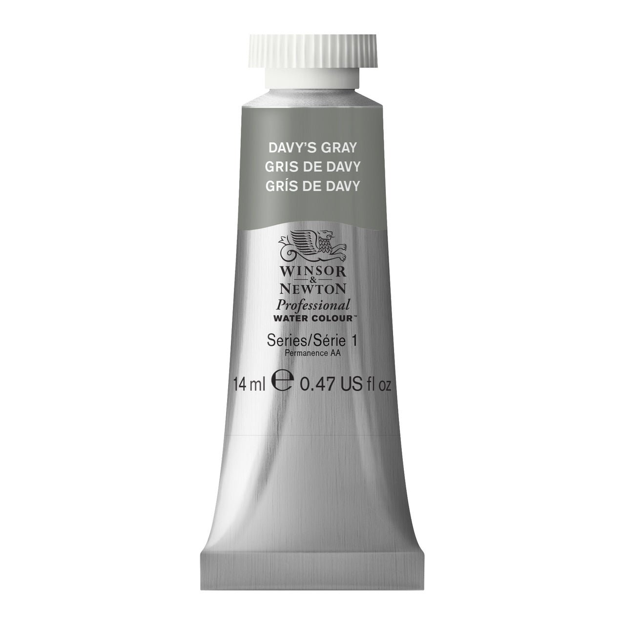 WINSOR & NEWTON PROFESSIONAL WATER COLOUR TUBE 14 ML SR  1 DAVYS GRAY (217)