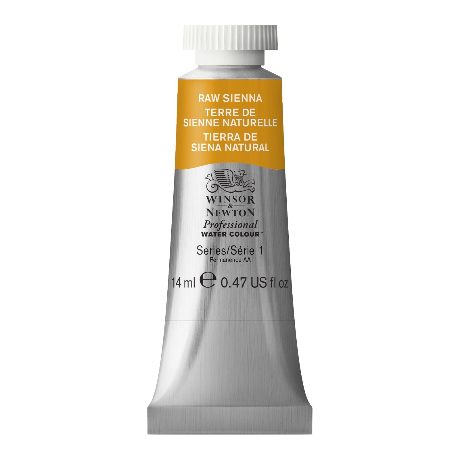 WINSOR & NEWTON PROFESSIONAL WATER COLOUR TUBE 14 ML SR  1 RAW SIENNA (552)