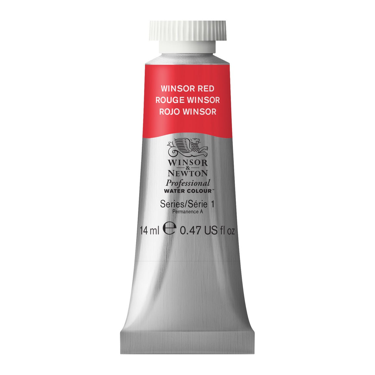 WINSOR & NEWTON PROFESSIONAL WATER COLOUR TUBE 14 ML SR  1 WINSOR RED (726)