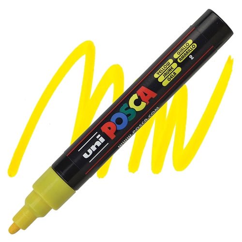 UNIPOSCA MEDIUM LINE PC-5M YELLOW